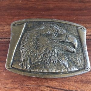 Vintage eagle belt buckle